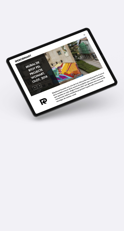 desarrollo y diseno web rebobinart mobile