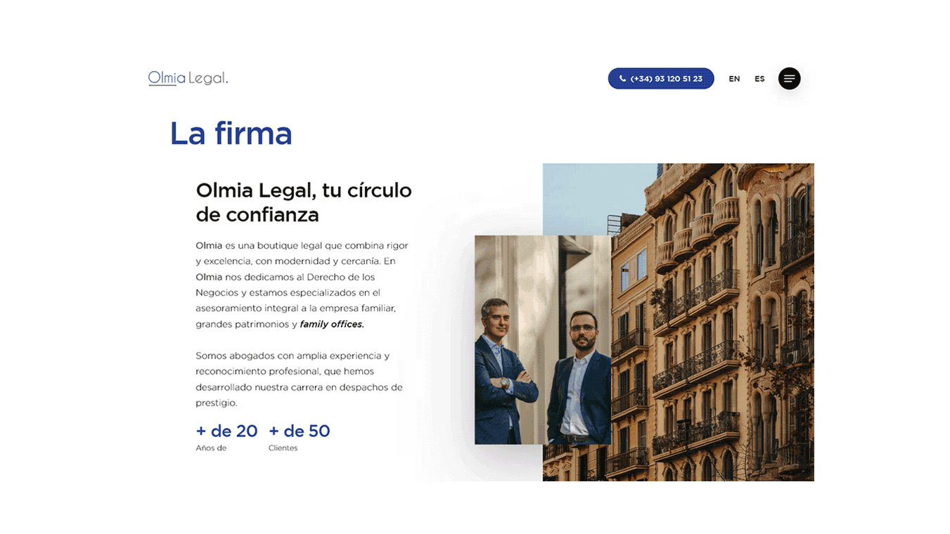 diseno desarrollo web olmia legal 2