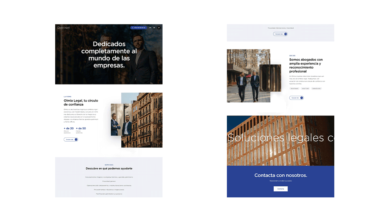 diseno desarrollo web olmia legal 3