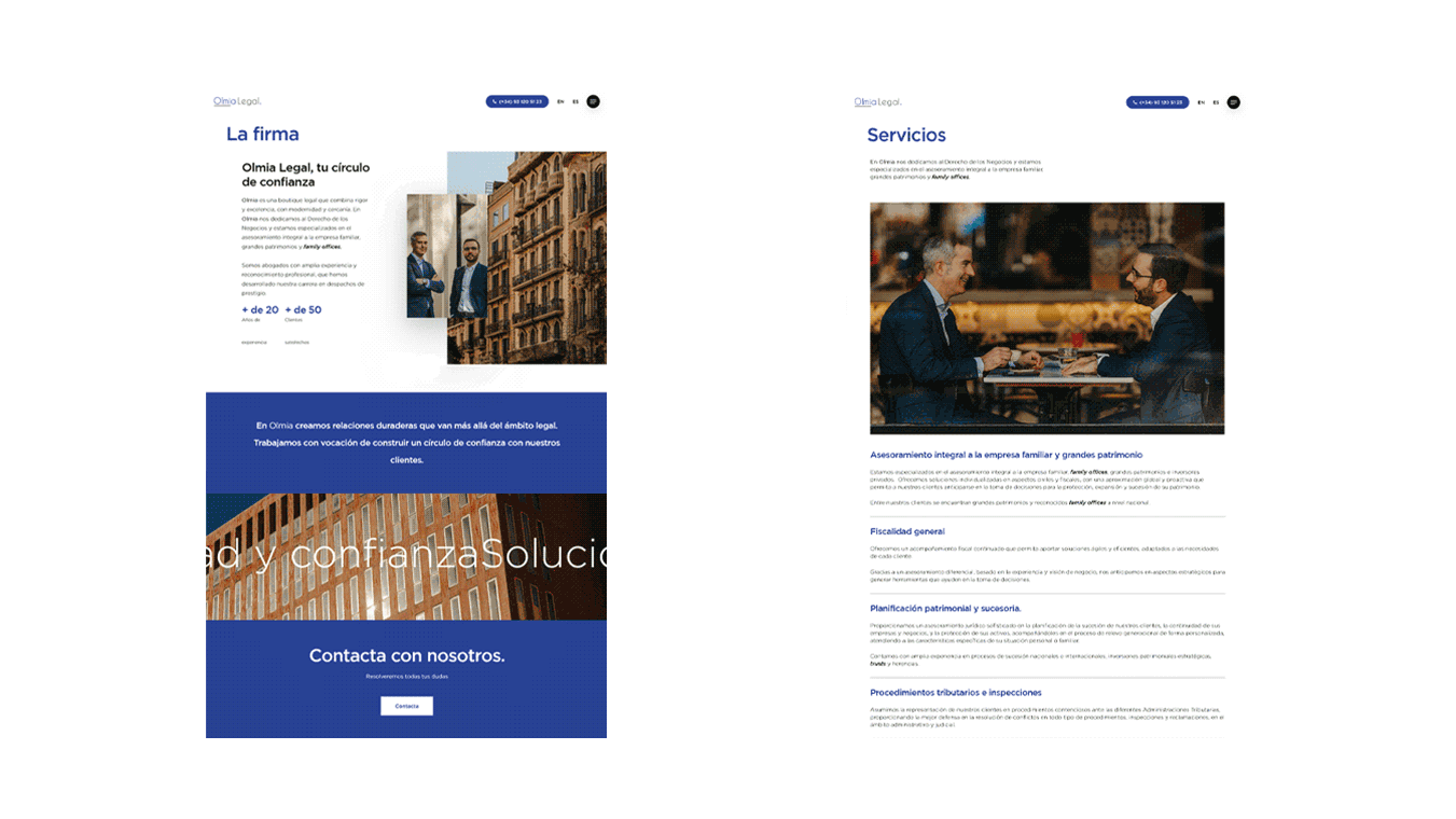 diseno desarrollo web olmia legal 4