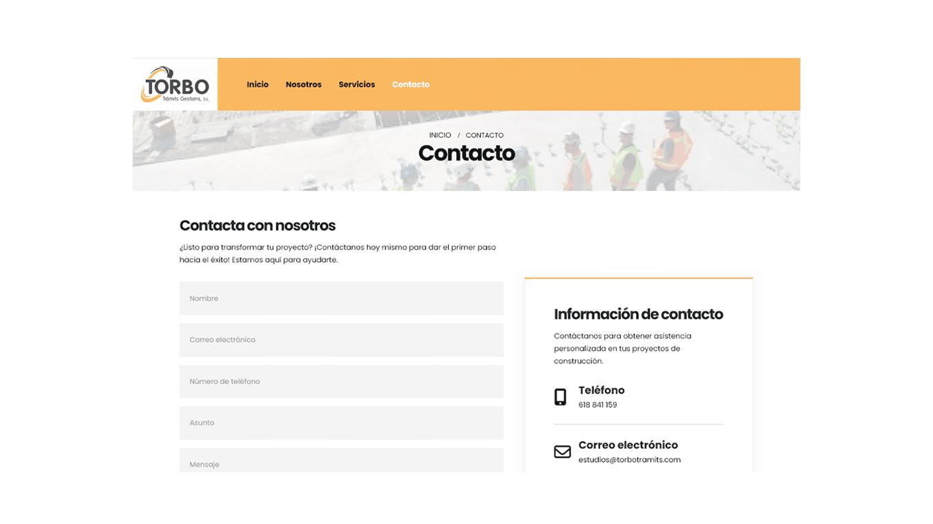 diseno desarrollo web torbo tramits 4