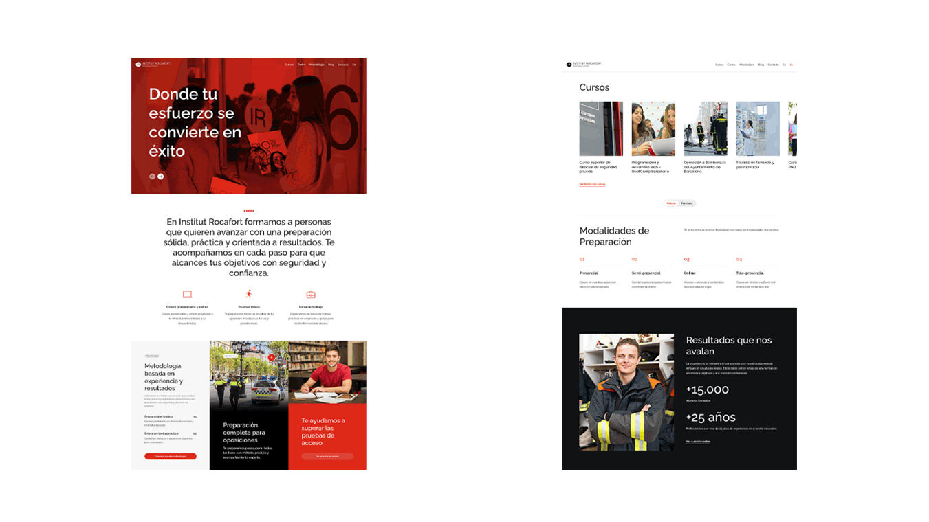 diseno desarrollo web wordpress institut rocafort 2